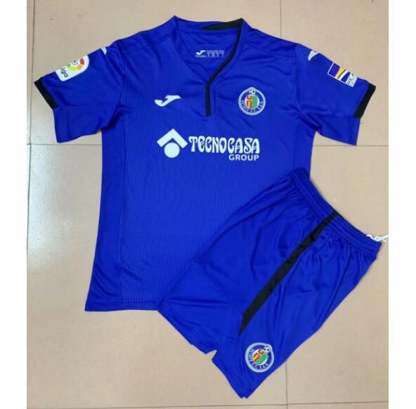 Kids Getafe Home Soccer Kits Shirt With Shorts 2020/21